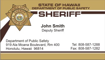 hawaii state sheriff